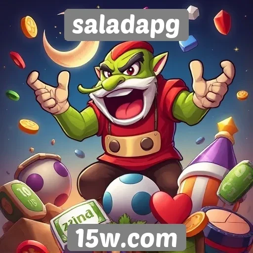 Visão geral dos jogos disponíveis no site Saladapg