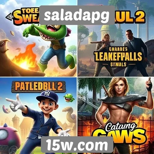 Comparação de jogos populares disponíveis no saladapg